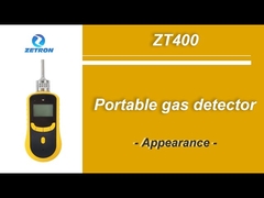 Máy dò đa khí sinh học cầm tay Zetron ZT400 Máy phân tích hồng ngoại NH3 O2 H2S CH4